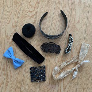 Hair Accessories Clip Bow Headband Bun Donut
